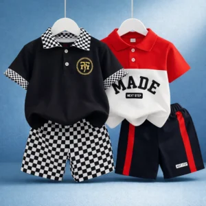 Combo 2Set=Black TM+Red Half