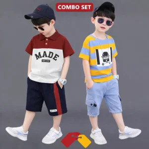 A Combo 2Set=Yelow Jens+Merun Made